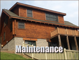  Wagram, North Carolina Log Home Maintenance